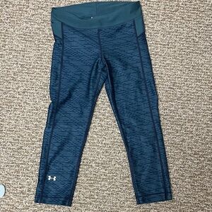 Under Armour Navy Textured Leggings
